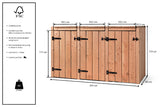 container ombouw eva 3 kliko's afmetingen