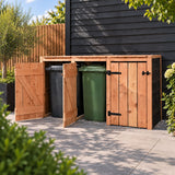 container ombouw fleur 3 klikos met twee deuren open
