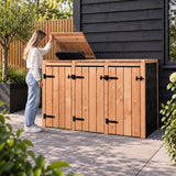 container ombouw fleur 3 klikos met klep open