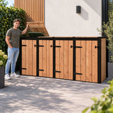 container ombouw nina 4 kliko's met klep open
