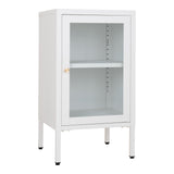 Vos - kast - wit - staal en glas - diverse maten