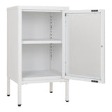 Vos - kast - wit - staal en glas - diverse maten