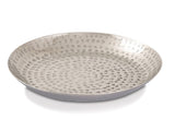 Anna - Deko Tablett - goud of zilver - metaal - ø 28 cm