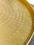 Olivia - Deko Tablet - Gelbgold - Metall - ø 40 cm