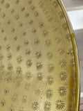 Olivia - Deko Tablet - Gelbgold - Metall - ø 40 cm
