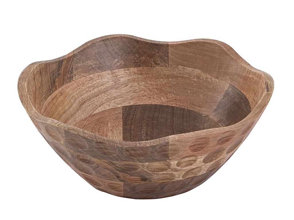 Christopher - Schalen - Naturholz - massives Mangoholz - ø25 o 30cm H6cm