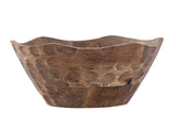 Amelia - decoratieve schaal - natuurlijk hout - mangohout - ø25 of 30cm H6cm
