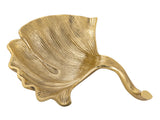 Sophie - Ginkgo décoratif - Aluminium - Or ou Argent - 30x6x25 cm