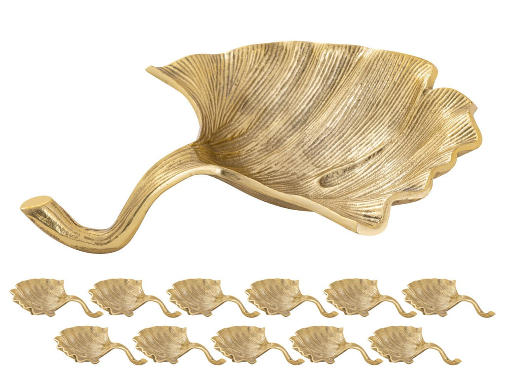 Jesse - Dekoschale - goud of zilver - aluminium - 30x6x25 cm