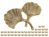 Anna - decoratieve schaal - goud of zilver - aluminium - 18-delig