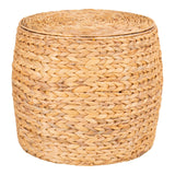 Van Leeuwen - table d'appoint - naturel - jacinthe d'eau - Ø43x34 cm