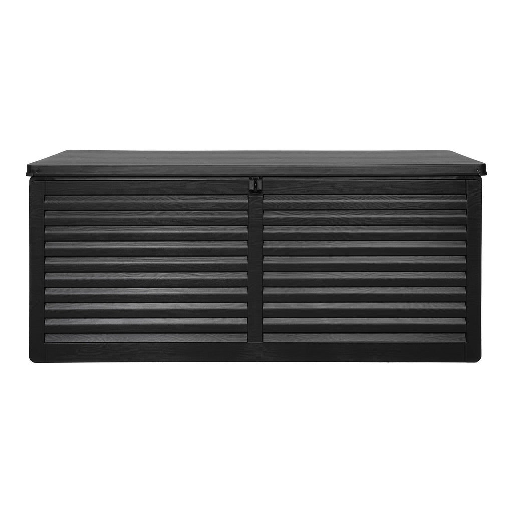 David - kussenbox - zwart - plastic - 146,5x61x64,5 cm