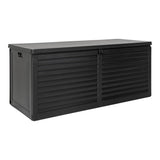 David - kussenbox - zwart - plastic - 146,5x61x64,5 cm