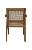 Esszimmerstuhl - 56x52x83 - Natur - Teak/Rattan