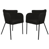 Luxe antracietkleurige eetkamerstoelen - Set van 2 met elegant design en hoogwaardige materialen.