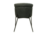 Esszimmerstuhl Luca - Anthrazit - Stoff/Metall - 2er-Set 60x57x81cm