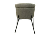 Esszimmerstuhl Luca - Hellgrau - Stoff/Metall - 2er-Set 60x57x81cm
