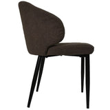 Voeg een tijdloos element toe aan je eetkamer met de Yuna Espresso Eetkamerstoel - Set van 2, perfect voor formele diners en gezellige maaltijden.