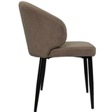 Upgrade je eetkamer - Yuna stoelen in Taupe voegen charme toe met hun eigentijdse design en subliem comfort.