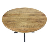 Mia - eettafel - tabak - mango hout - ø120cm