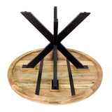Mia - eettafel - tabak - mango hout - ø120cm