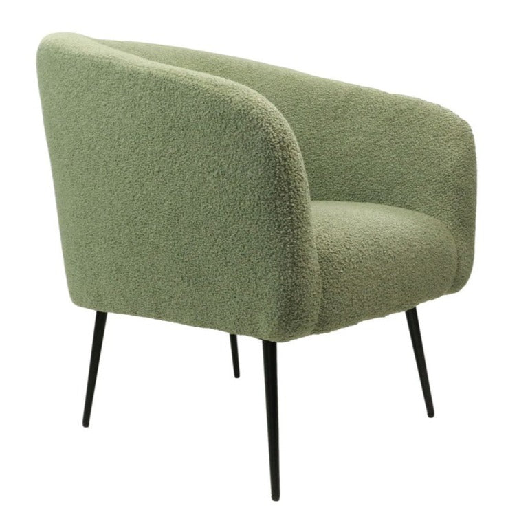 Comfortabel en duurzaam: de perfecte zitoplossing in groen en zwart.
