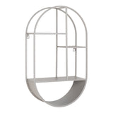 Janssen - wandplank - cool grey - staal - 35x15x60 cm
