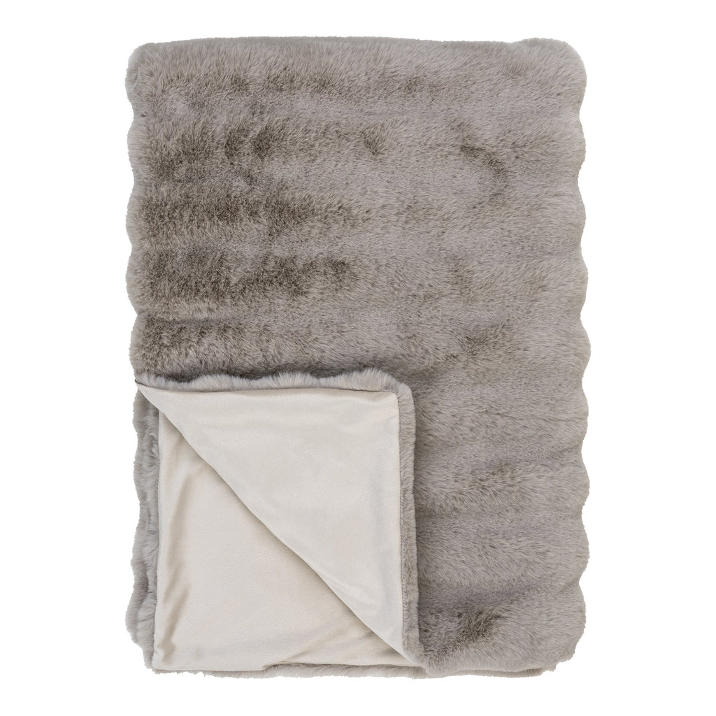 Johnson - Plaid - Beige - Kunstfell - 130x180 cm