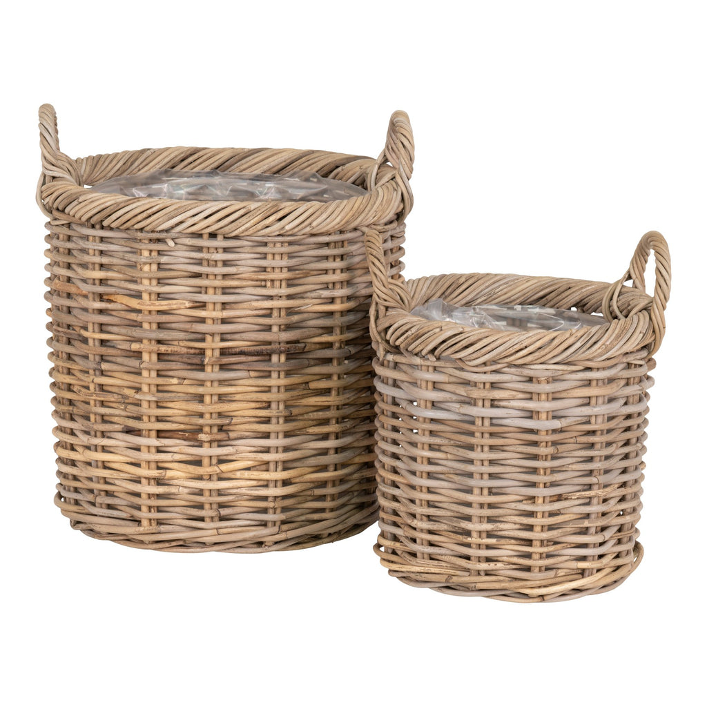 Visser - Gili Basket - 2 Ronde manden - Kubu rattan - Diverse maten