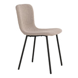 Smith – Esszimmerstuhl – Beige Bouclé – Stahl – 2 Stück