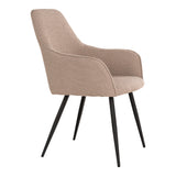 Jansen - Harbo Esszimmerstuhl - Bouclé - Beige - 45x50x85 cm