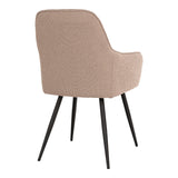 Jansen - Harbo Esszimmerstuhl - Bouclé - Beige - 45x50x85 cm