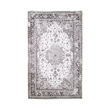 Fox - Havanna-Teppich - Schwarz/Weiß - Chenille-Polyester - 160x230 cm
