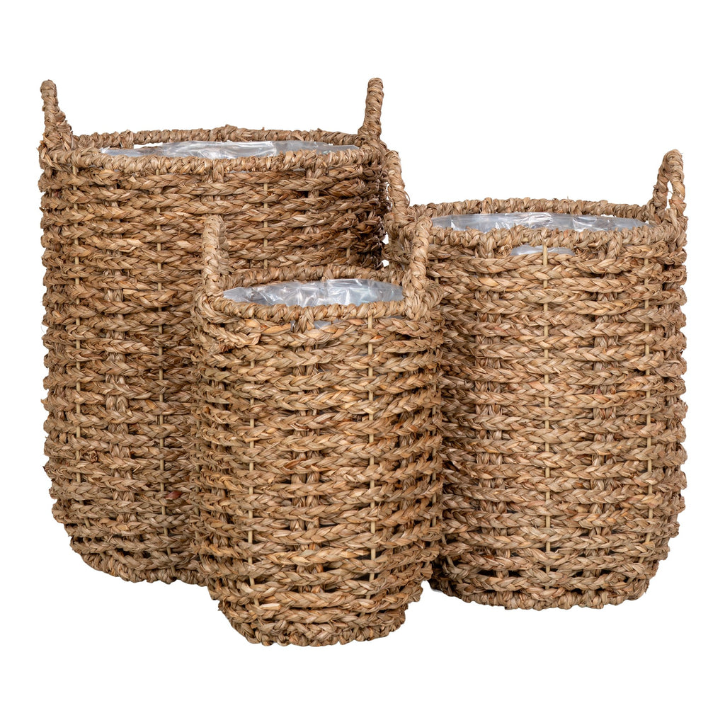 Joseph - plantenbak - natuurlijk - zeegras - set van 3