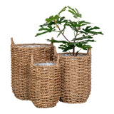 Joseph - plantenbak - natuurlijk - zeegras - set van 3