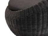 Isodora Lounge Chair - Aluminium Poeder gecoat Zwart