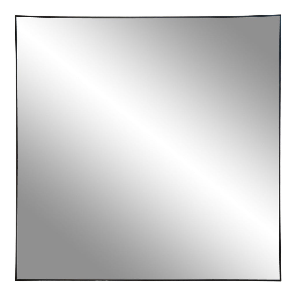 David - Wandspiegel - Schwarz - Stahl - 60x60 cm