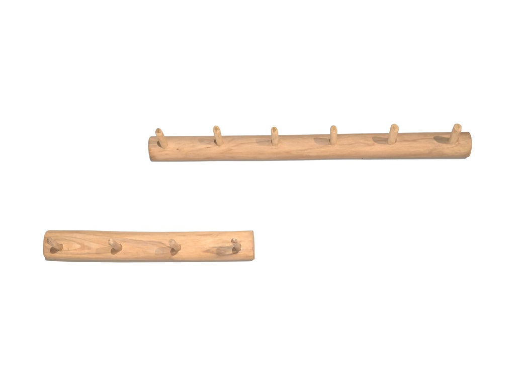 Praktische en ruime set van 6 kapstokken (90x7x10 cm) past perfect in zowel compacte appartementen als ruime woningen.
