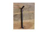 Garderobenständer – 90 x 11 x 30 – Natur/Schwarz – Mangoholz/Metall