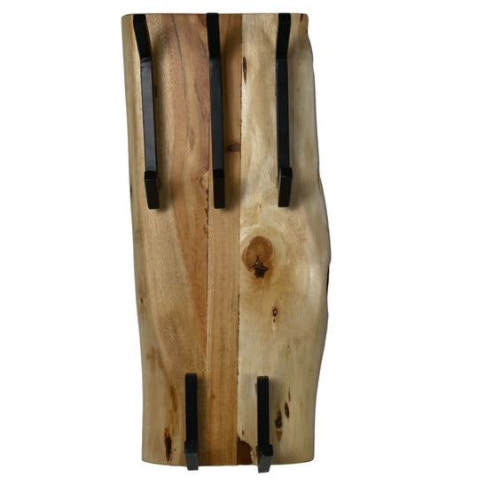 Praktische staande boomkapstok van Wood Selections voor jassen, tassen en kleding.