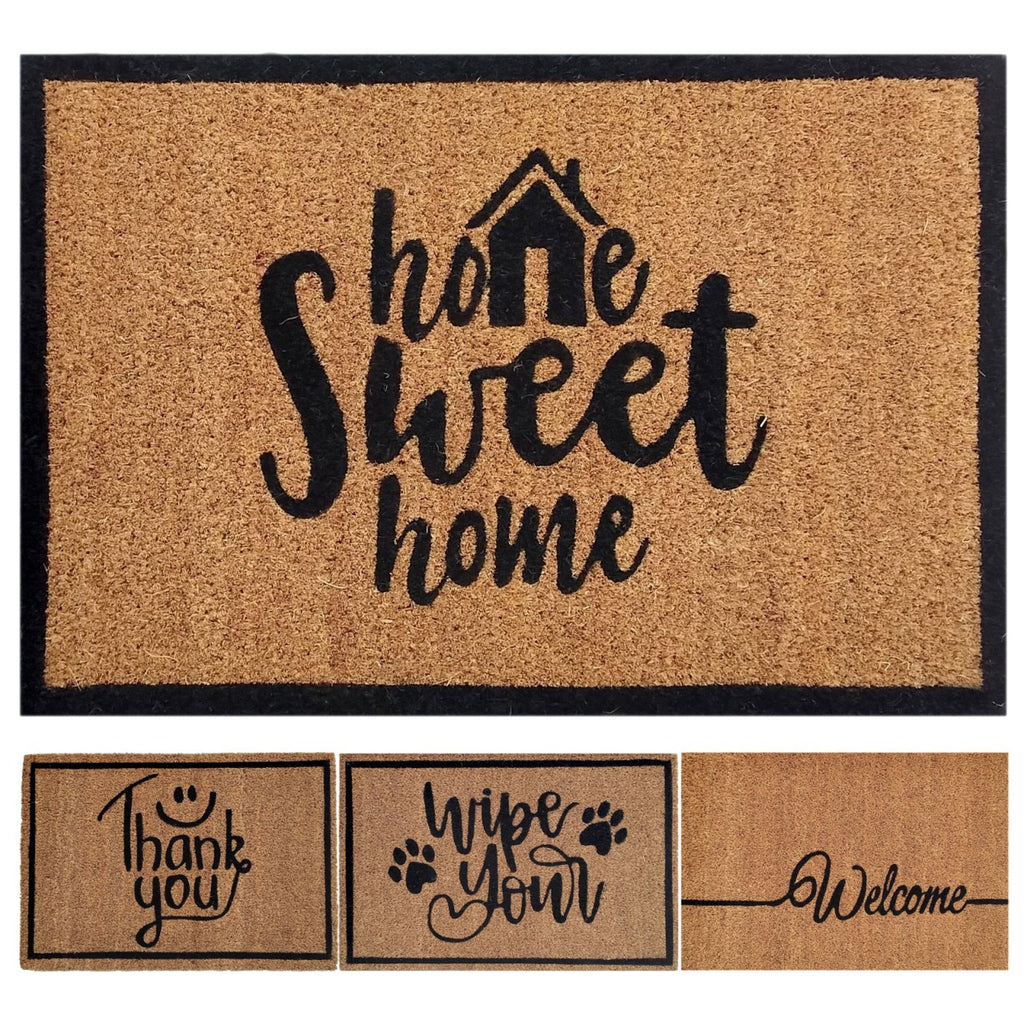 Olivia - Tapis coco - marron naturel - 100% fibres coco - 60x40 cm