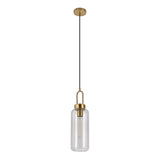 Sophie - hanglamp - helder glas - staal - 150 cm