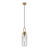 Sophie - hanglamp - helder glas - staal - 150 cm