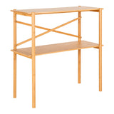 Isabella - console tafel - natuurlijk - bamboe - 83x32x80,5 cm