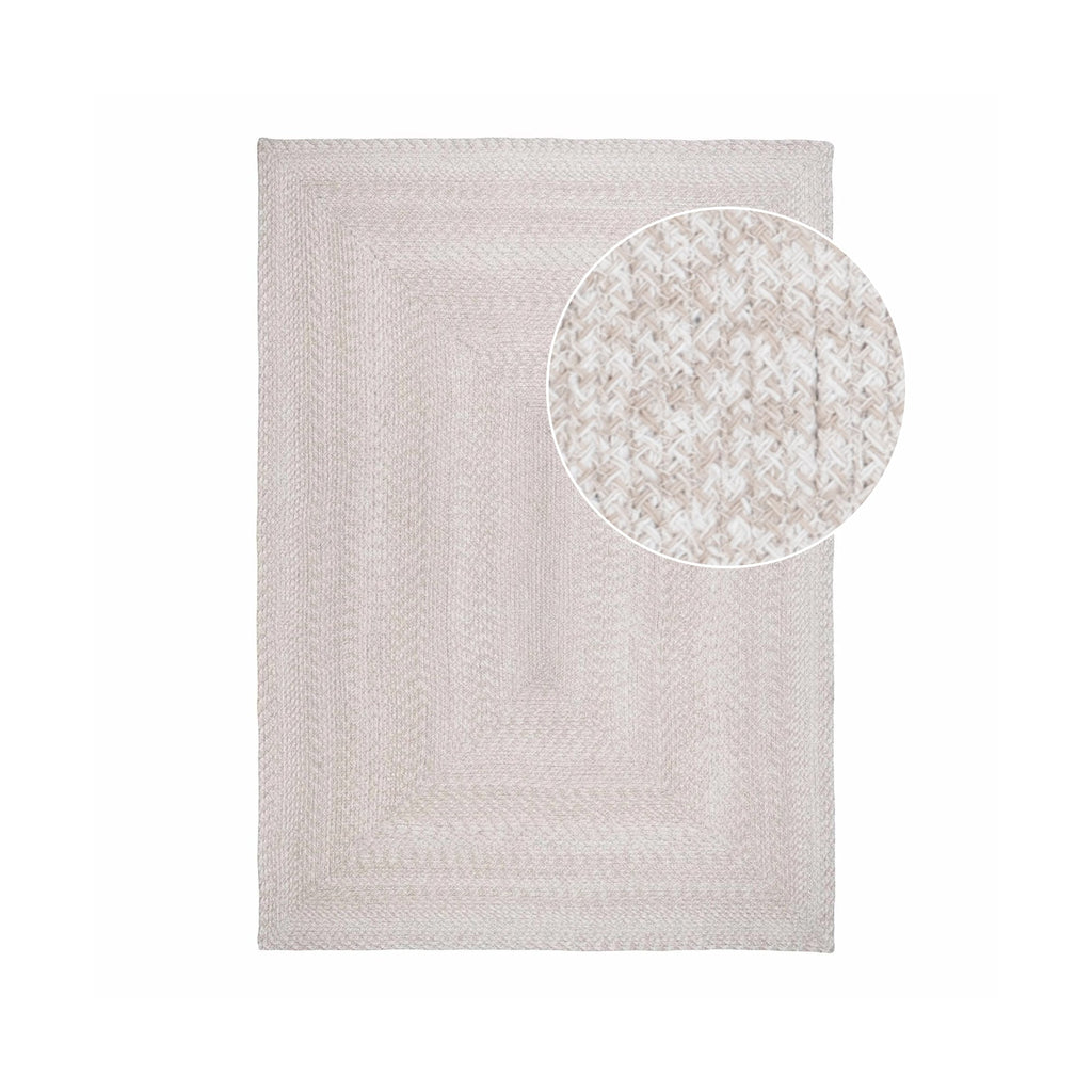 Martinez - Menorca vloerkleed - zandkleurig - 100% gerecycled plastic - 140x200 cm