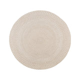 Taylor - Minorque dos - sable - 100% plastique recyclé - Ø120 cm