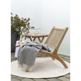 Taylor - Minorque dos - sable - 100% plastique recyclé - Ø120 cm