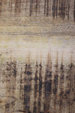 Table de chevet 2 tiroirs - 45x40x55 - Marron/noir - Bois de manguier/Métal