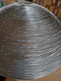Elin - corbeille à fruits - argent - métal - ø 40 cm H 11 cm