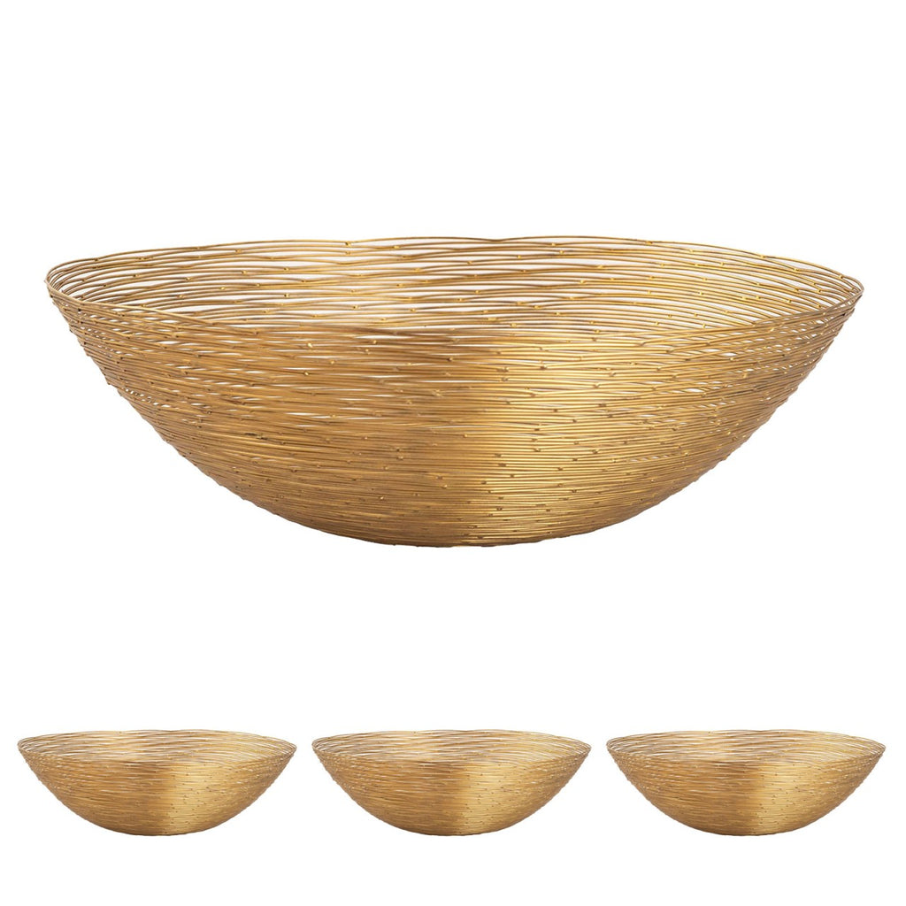 Mees - Obstschale 4-teilig - Metall - Ø 40 cm H 11 cm